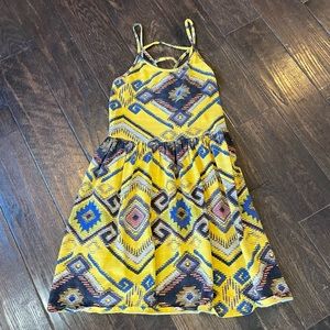 Exhilaration Size Small Yellow Dress